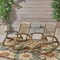 GDFStudio Lee Outdoor Rustic Acacia Wood Recliner Rocking Chairs (Set of 2)